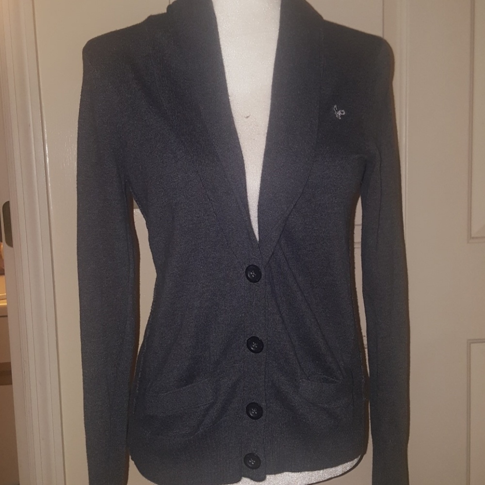 Dark grey AEO Cardigan